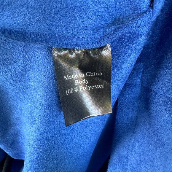 Toofan Faux Suede Color Block Dress NWT - Picture 4 of 5